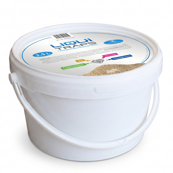 LIQUI TRAPS Flüssigkeitsabsorbierendes Granulat 3,5 L