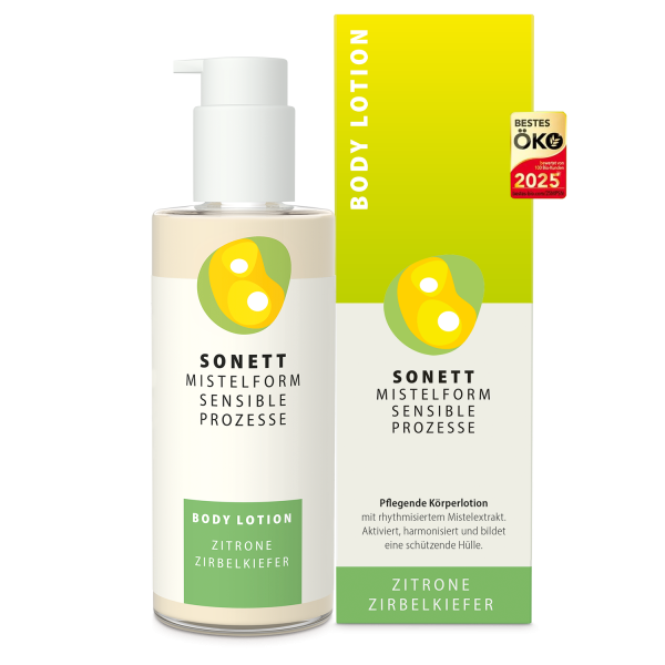 Sonett Mistelform Körperlotion | Zitrone Zirbelkiefer 145 ml Übersicht