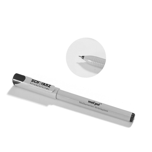 Schwarz melipul® Folienstift - wasserlöslich - 1 Stück