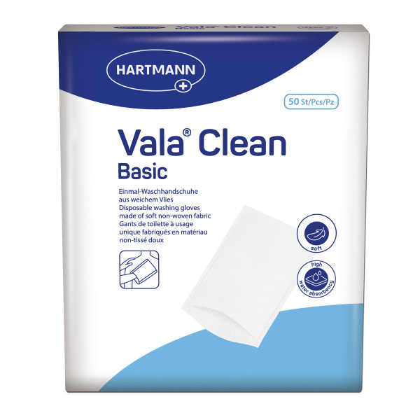 Hartmann ValaClean® basic Vlies Waschhandschuhe