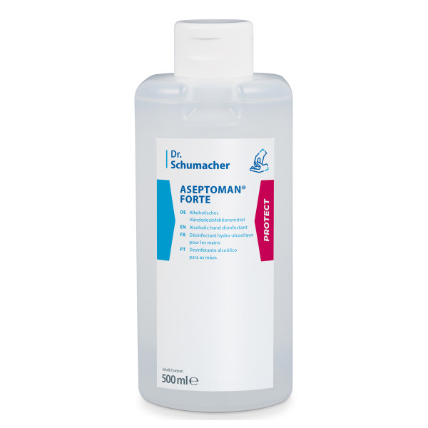 Dr. Schumacher Aseptoman® forte Händedesinfektion 500 ml Spenderflasche