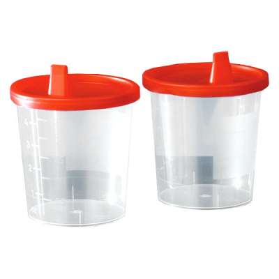 10 Stück Urinbecher 125 Ml Mit Schraubdeckel – Grün, Für Urinproben, Kunststoff