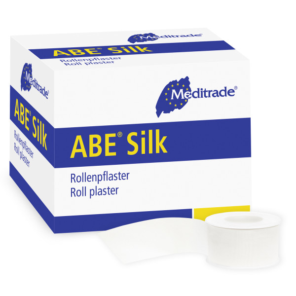 Meditrade ABE® silk - Fixierpflaster 1,25 cm x 5 m 36 Rollen