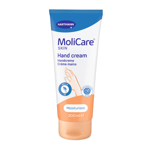 Hartmann MoliCare® Skin Handcreme in der 200ml Tube