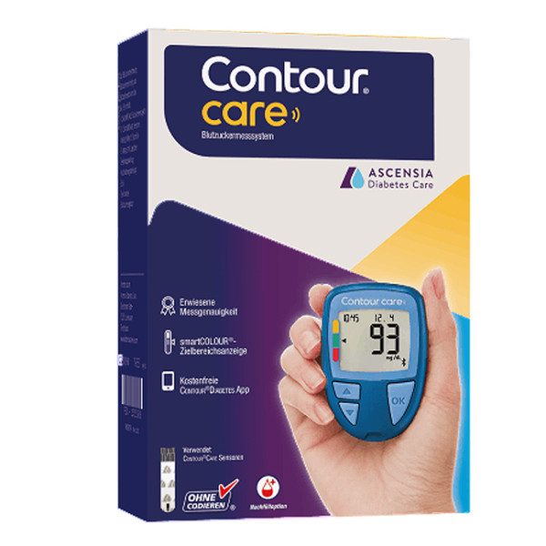 Ascensia Contour® Care Set Blutzuckermessgerät mg/dl