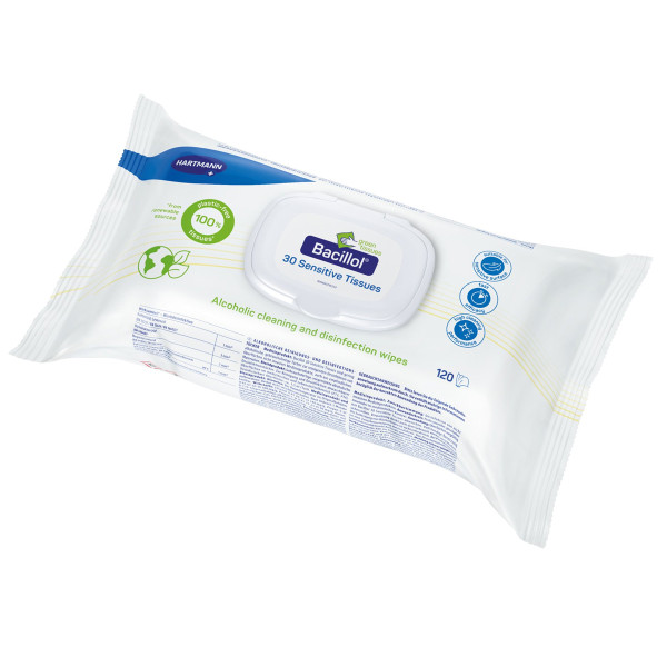 Bode Bacillol® 30 Sensitive Green Tissues 120 Stück