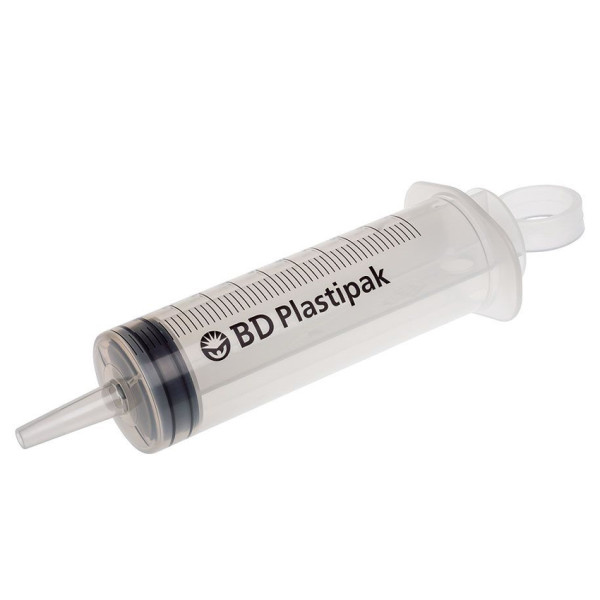 BD Plastipak™ Wund- und Blasenspritzen 3-teilig Katheter-Ansatz 100 ml mit Adapter