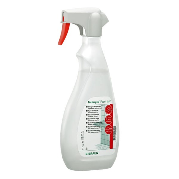 Braun Meliseptol Foam pure Desinfektionsschaum für die Fläche 750 ml