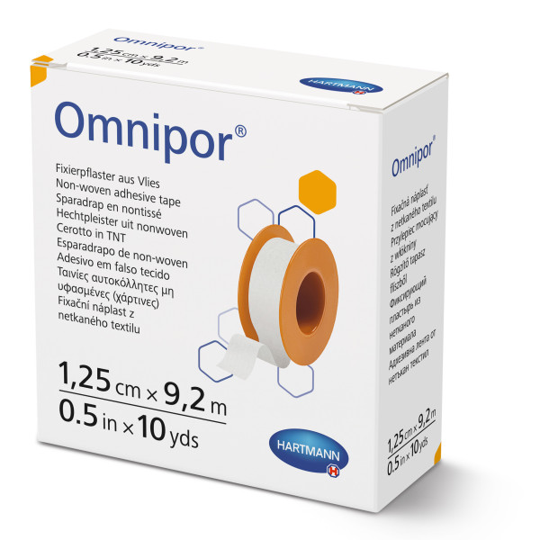 Omnipor® Spulenpflaster aus Vliesstoff 1,25 cm 9,2 Meter