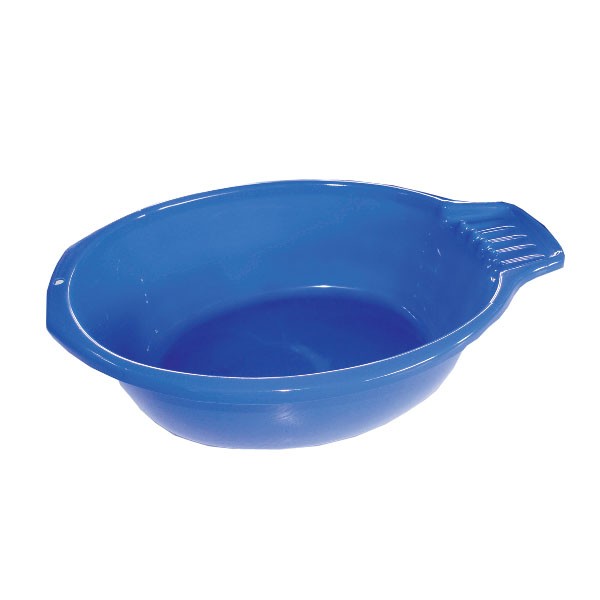 Waschschüssel aus Kunststoff in Blau