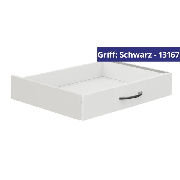 Haeberle 08/16® Basiswagen 60 mit 3 Schubladen - Griff Schwarz