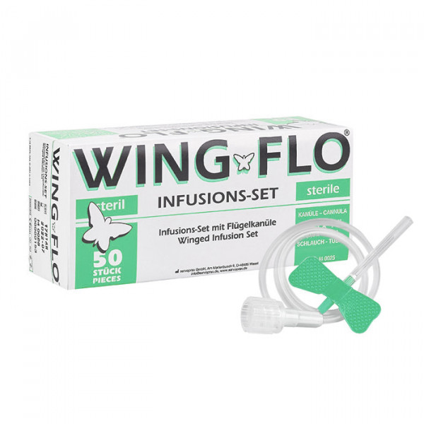 Wing-Flo Perfusionsbestecke Grün 21G