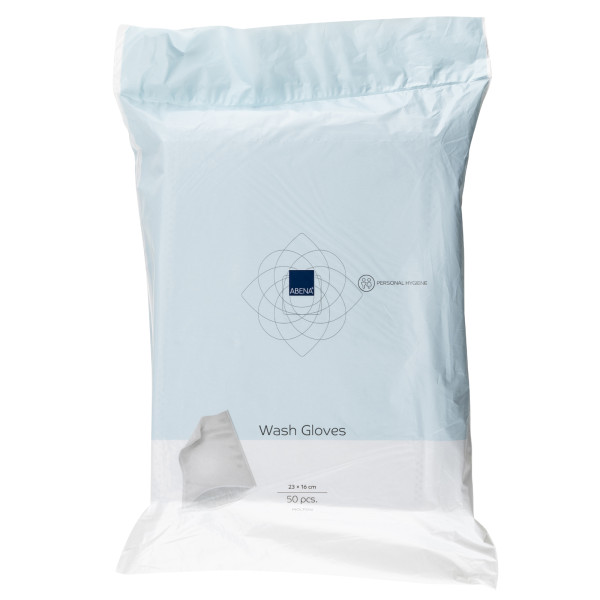 Abena® Molton-Vlies Waschhandschuhe Packung 50 Stück