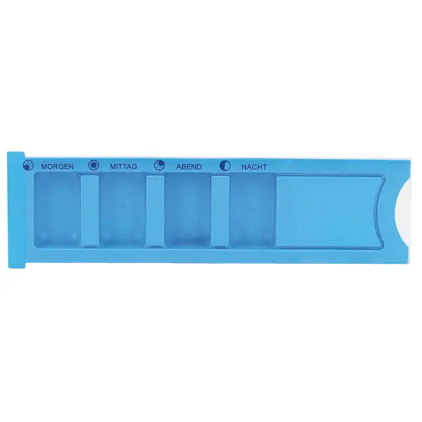 WMC® Medikamenten Tagesdispenser Blau