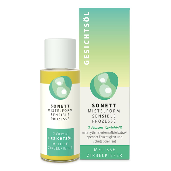 Sonett Mistelform 2-Phasen Gesichtsöl Melisse Zirbelkiefer 50 ml