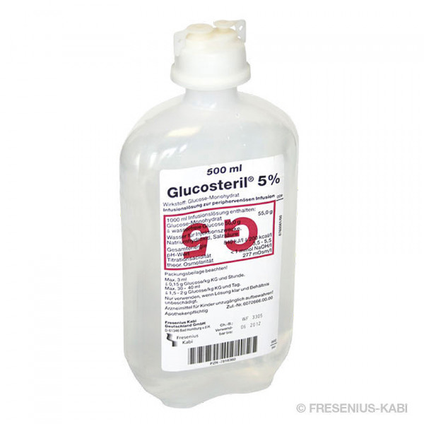 Fresenius Glucosteril Glucose Lösung 5%