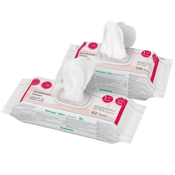 B.Braun Meliseptol® Wipes sensitive in Flowpack