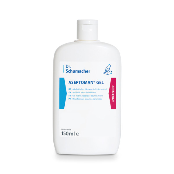 Dr. Schumacher Aseptoman® Gel Händedesinfektion 150 ml Kittelflasche