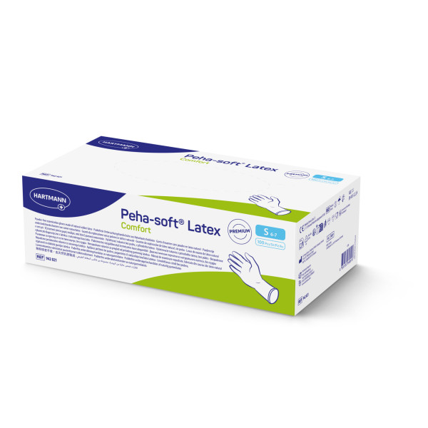 Hartmann Peha-soft® Latex Comfort Latexhandschuhe Small