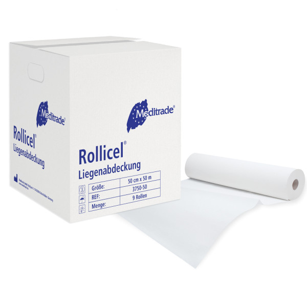 Rollicel® Ärztekrepp 2-lagig Liegenauflagen - Ärzerollen