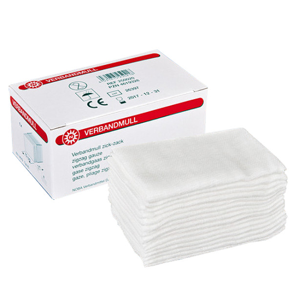 NOBA Verbandmull ZZ 10 cm x 10 m