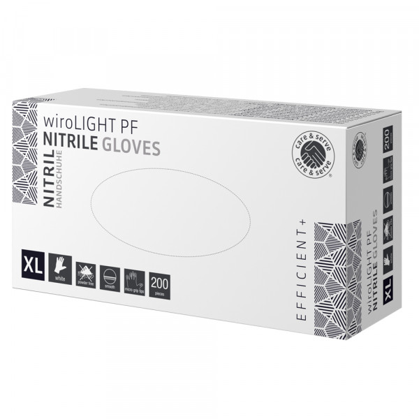 WiroLight Nitril-Handschuhe Efficient Plus puderfrei X-Large