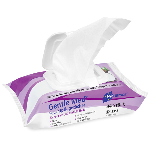 Meditrade Gentle Med® Feuchtpflegetücher 80 Stück